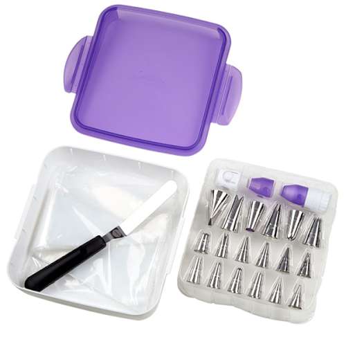 Wilton 46 PC Deluxe Icing Tip Set - Click Image to Close
